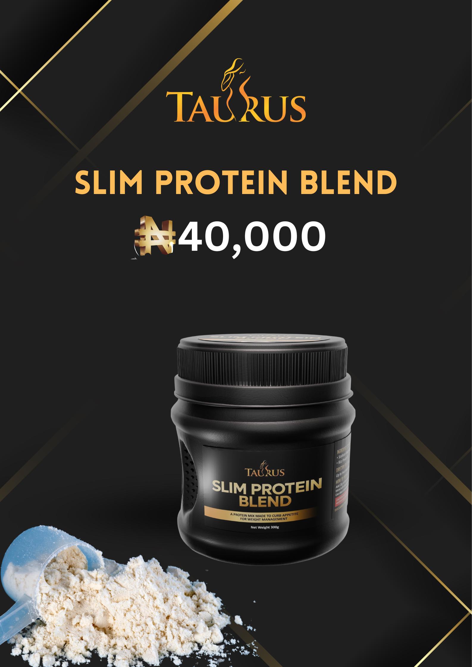 Taurus Slim Protein Blend – herbal protein shake and meal replacement for weight loss, appetite control, and healthy living