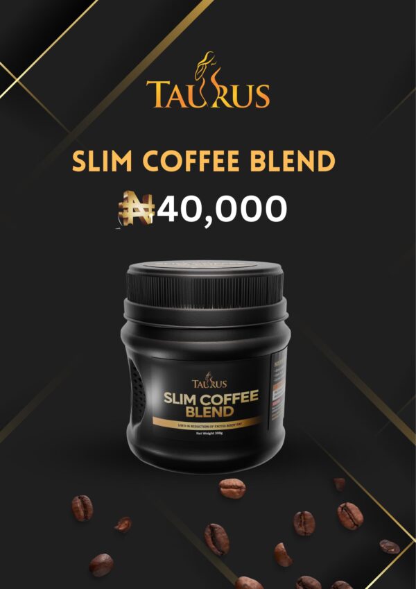 Taurus Slim Coffee Blend – herbal weight loss coffee that burns fat, boosts metabolism, and enhances energy naturally