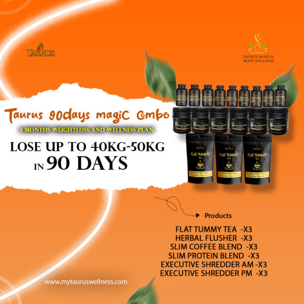 Taurus 90 Days Magic Combo – 3-Month Weight Loss and Detox Plan by Taurus Mind & Body Wellness